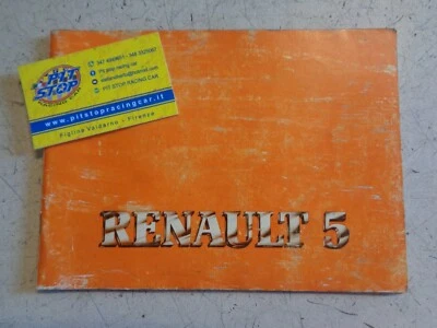 LIBRETTO USO E MANUTENZIONE RENAULT 5 - EDIZIONE 1983 - ORIGINALE - Immagine 1 di 2