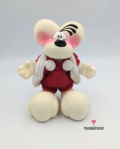 Diddl Maus Weihnachtsmann Nikolaus stehend alle Körperteile beweglich ca. 12cm - Bild 1 von 6