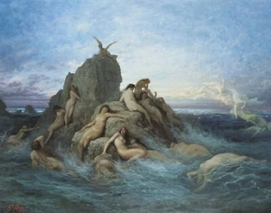 Impresión o lienzo - Las Oceánidas de Gustave Dore (1855) - Imagen 1 de 1