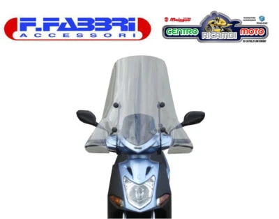 Parabrezza Paravento Alto Completo Di Attacchi Fabbri Kymco Agility 16 50 2012 - Immagine 1 di 2