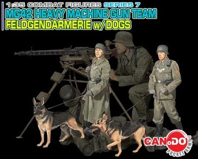 Dragon Can.Do escala 1/35 Segunda Guerra Mundial alemán MG42 ametralladora pesada equipo conjunto de 4 20033 Foto 1 de 2