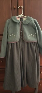 Will’Beth Girl’s Grey Dress And Jacket Size 6 - Picture 1 of 7