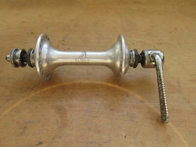 CAMPAGNOLO NUOVO TIPO MOYEU AVANT VELO COURSE VINTAGE BICYCLE FRONT HUB - Photo 1/3