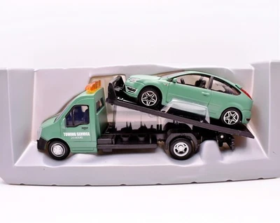 Modellino auto 1:43 transporto rimorchio Ford focus burago diecast modellismo - Image 1 of 4