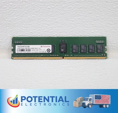 Transcend TS2GHR72V2B 16GB (1x16GB) 2Rx8 DDR4-3200AA Server Memory - Image 1 of 4