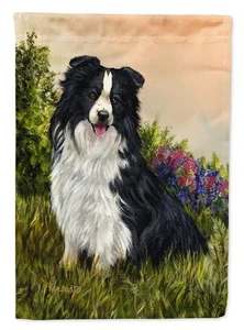 Caroline's Treasures Border Collie Simplicity Garden Flag PPP3031GF - Picture 1 of 3
