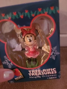 TREE-RIFIC TREASURES HANGING ORNAMENT - DISNEY UNLIMITED - TEA PARTY MINNIE - Picture 1 of 6