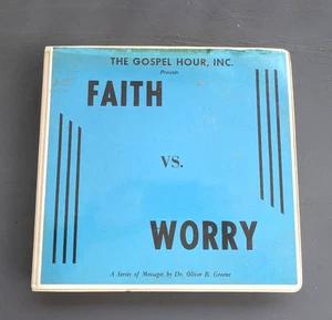Faith vs. Worry by Oliver Greene Cassette Tape Set FAST SHIPPING - Bild 1 von 3