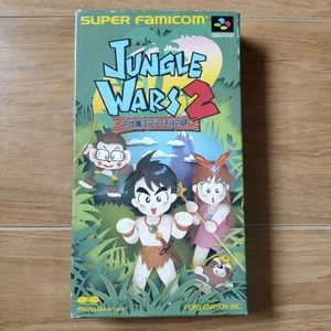 Jungle Wars 2 Super Famicom SNES SHVC-JW 1993 NTSC-J Nintendo Pony Canyon USED - Picture 1 of 24
