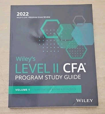 Wiley's Level II CFA Program Study Guide 2022 : VOLUME 1 - image 1 of 4