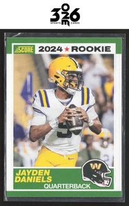 Jayden Daniels 2024 Score 35th Anniversary Rookies Pink #2 RC - Bild 1 von 2
