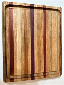 Tabla de cortar especies de madera maciza exótica de grano borde - Imagen 1 de 15