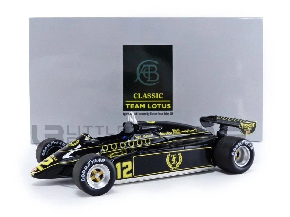 TECNOMODEL MITOS 1/18 - LOTUS 91 F1 - GP BRITÁNICO 1982 (NIGEL MANSELL) TM18174D Foto 1 de 1