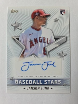 2022 Topps Janson Junk Rookie Card Baseball Stars Auto Certified Autograph RC - Image 1 of 4
