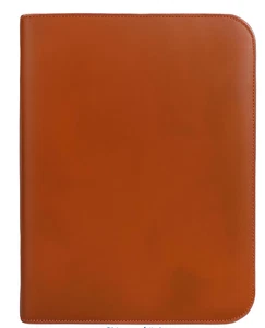 Auténtico portafolio/cartera de cuero 100 % grano superior para hombre y mujer - Imagen 1 de 8