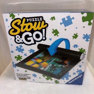 Ravensburger Puzzle Stow And Go Mat (1000pc Puzzle) Travel 46x26" Mat Sealed NEW - Image 1 of 4