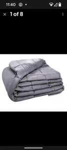 Weighted Blanket Queen Size 20Lb (60" X 80") for Adults - All-Natural 100% Cotto - Picture 1 of 4