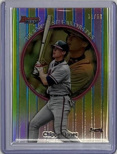 Chipper Jones 2019 Bowman's Best 1999 Franchise Favorites Gold Refractor 31/50 - Picture 1 of 2