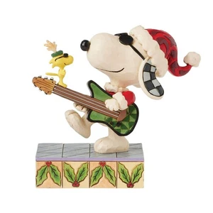 Jim Shore Rock 'n' Roll Duo - Snoopy & Woodstock Rock 6017236 Nuevo para 2025 - Imagen 1 de 6