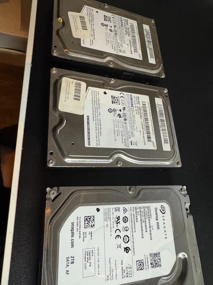 3.5' 1TB 2TB 7200RPM 3.5" SATA Internal Hard Drive DVR PC CCTV - Image 1 of 1