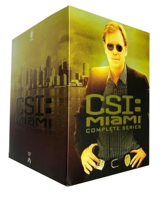 CSI Miami: Complete TV Series Seasons 1-10 (DVD 65-Disc Box Set) New & Sealed - Image 1 of 4