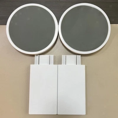 2Pcs Rotierenden Esstisch Tablett Rotierenden Lebensmittel Plattenspieler Platte - Image 1 of 4