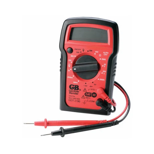 Gardner Bender Gdt-3190 Digital Multimeter 4 Function 14 Range