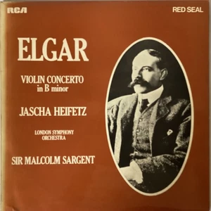 ELGAR VIOLINKONZERT H-MOLL MIT JASCHA HEIFETZ (RCA) - Bild 1 von 4