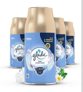 Glade Automatic Air Freshener Refills Room Spray & Odour Eliminator Clean Linen - Picture 1 of 4
