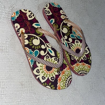 Vera Bradley Womens Casual Sandals Size 7.5 M Multicolor Floral Beach Cruise - Image 1 of 4