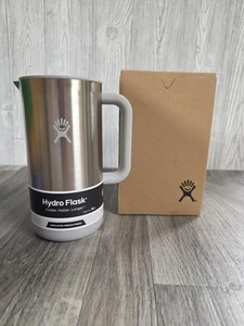 Fiaschetta Idro Pressa Francese Betulla 1 Quarto, Betulla Grigio Argento - Foto 1 di 6