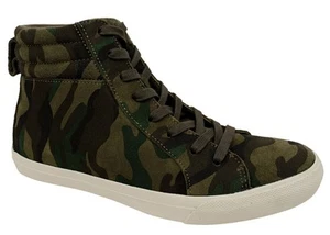 Polo Ralph Lauren Herren Gaven Camouflage Druck Wildleder High-Top Turnschuhe - Bild 1 von 5