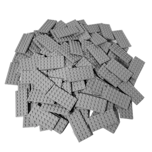 LEGO® 4x8 Platten Hellgrau - Verschiedene Mengen - Beidseitig bebaubar 3035 NEU
