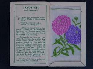 No.6 CANDYTUFT Kensitas Flowers Silk  (Small Cover S1) J.Wix & Sons 1934 - Picture 1 of 3
