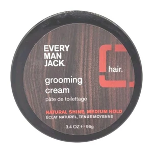EVERY MAN JACK - Hair- grooming cream- NATURAL SHINE,MEDIUM HOLD 3.4 OZ (96g ) - Picture 1 of 8