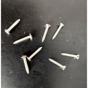 8 Nickel SCREWS 2.5 x 15mm for Gibson style pickup rings and pass string - Picture 1 of 4