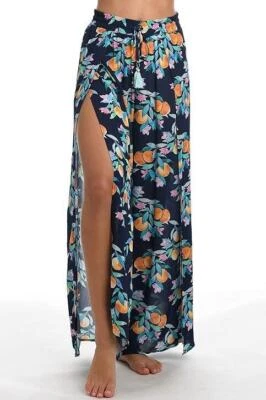 LA BLANCA SUNSHINE 79 Peace, Love & Peaches M Palazzo 裤子遮盖全新带标签 162 美元 — 第 1/4 张图片