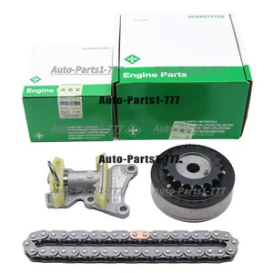 Original INA Camshaft Timing Chain Tensioner Adjuster Unit Kit For AUDI A4 A6 VW - Picture 1 of 4