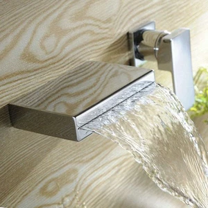 Grifos de relleno de bañera de baño montados en la pared grifo mezclador de bañera grifo cromado - Imagen 1 de 10