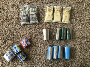 Rug yarn, mixed colors, acrylic, 17 pgks. - Picture 1 of 12