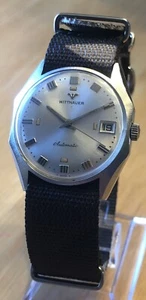 Wittnauer Automatikuhr Vintage seltene Edelstahl Armbanduhr sechskant - Bild 1 von 12