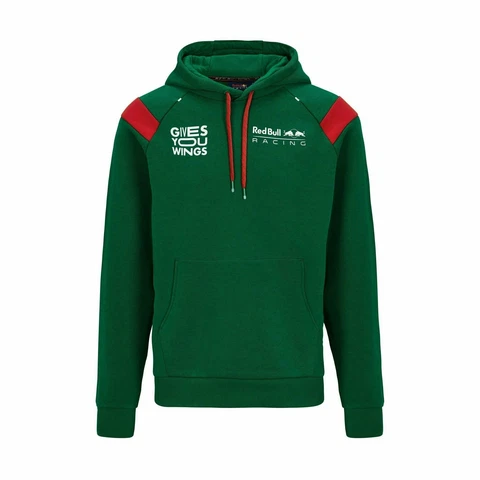 Red Bull Racing F1 Men's Sergio "Checo" Perez Hooded Sweatshirt - Green Cover