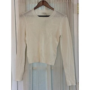 Z Supply Melora Crewneck Top Reversible Knit Beige Sweater Size M - Bild 1 von 6