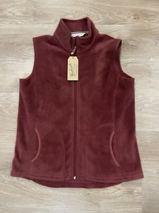 Woolrich Damen Andes Fleece Weste Gr. Medium Atlantic Red Style 18566 Neu mit Etikett - Bild 1 von 6