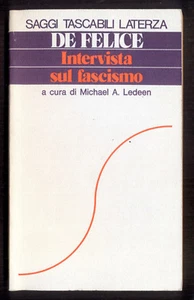 Intervista sul fascismo De Felice Intevista sull'antifascismo Amendola Laterza - Picture 1 of 2