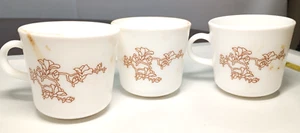 Vintage Corning floral coffee mug set of three made in the USA - Picture 1 of 7