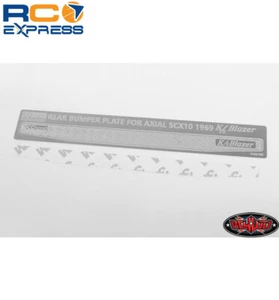 RC 4WD Rear Bumper Diamond Plates for Axial SCX10 II 1969 Chevy Bla RC4VVV-C0640 - Picture 1 of 1