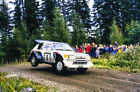 Juha Kankkunen Juha Piironen Peugeot 205 Rally Car 1986 Old Photo 13