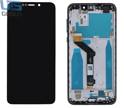 Für Motorola Moto One XT1941 LCD Bildschirm Display Touchscren Rahmen Schwarz - Bild 1 von 3