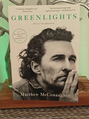 Greenlights by Matthew McConaughey Autograph Book Signed Auto Paperback Version - Image 1 of 3